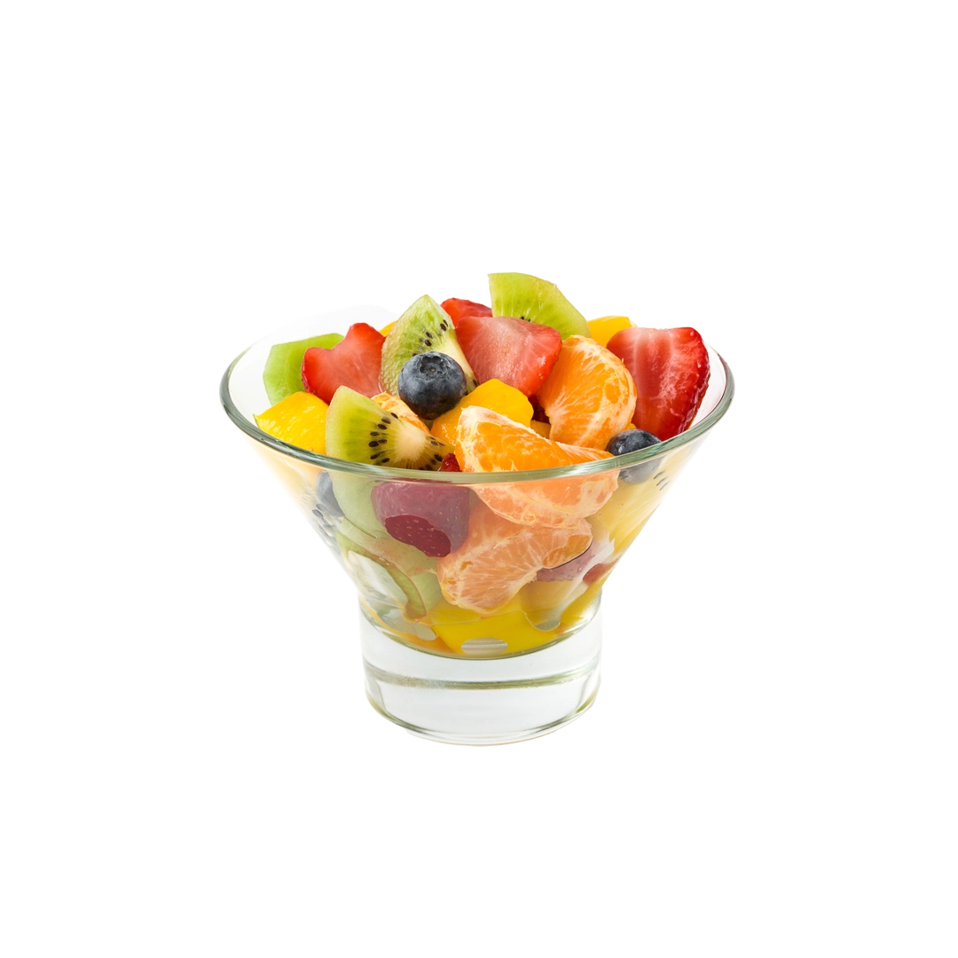 Fruit salads and juices made with fresh fruit at Gelateria DOMUS in Bergamo